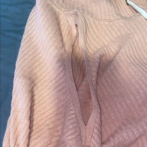 Pink, forever 21, long sleeve, open shoulders, and long back